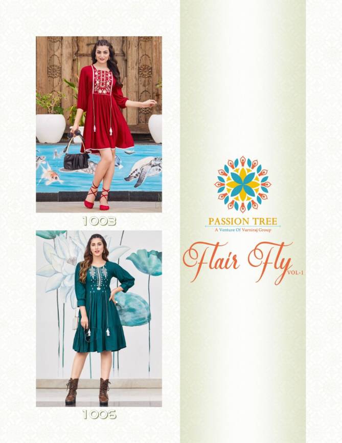 Flair Fly 1 Tunic Wear Wholesale Short Top Collection